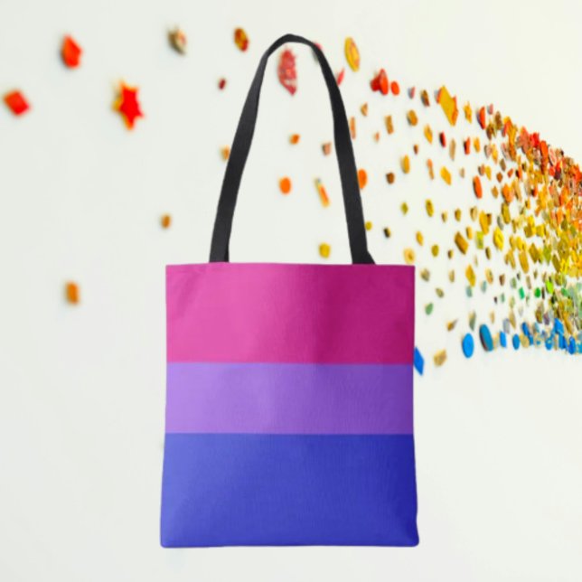 Bolso De Tela Tote Bi Pride Shoulder (Subido por el creador)