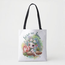 Tote Birthstone June Pearl Dragon