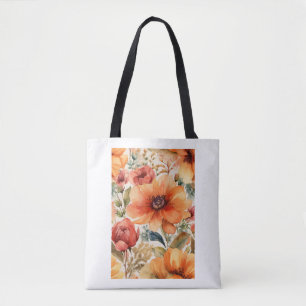 Bolso De Tela Tote Blossom Bliss