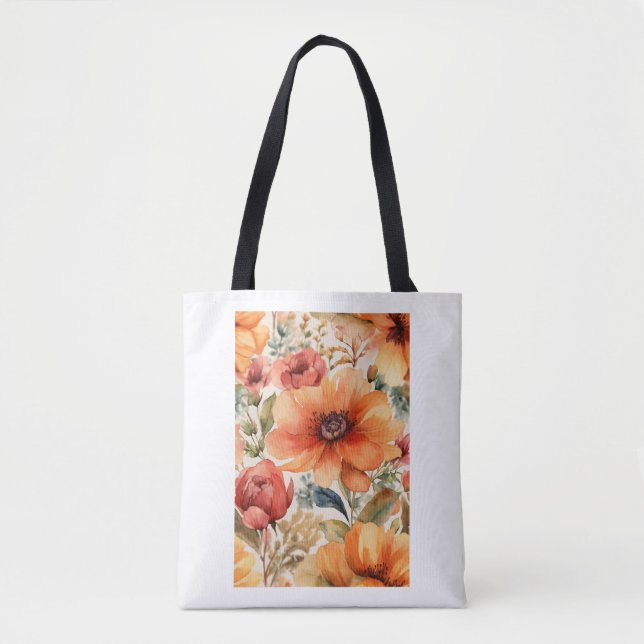 Bolso De Tela Tote Blossom Bliss (Anverso)