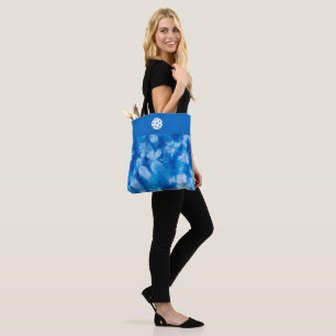 Bolso De Tela Tote Blue Tie Dye