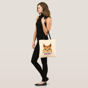 Bolso De Tela Tote Bobcate