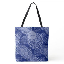Tote Boho Moody Blues Mandalas