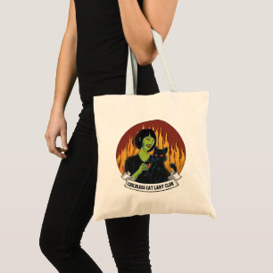 Bolso De Tela Tote-Bolsa para gatos sin niños Club Gato Lady (ba