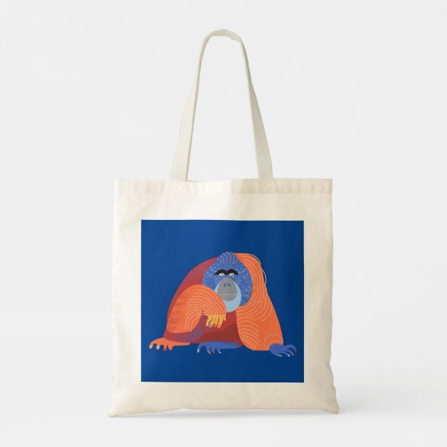 Bolso De Tela Tote Bornean Orangutan (Reverso)