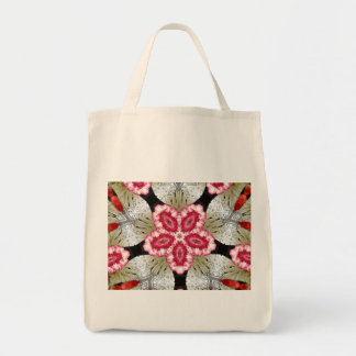 Bolso De Tela Tote brillante del ultramarinos de la flor
