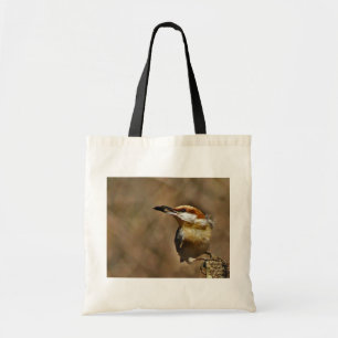 Bolso De Tela tote Brown-dirigido del trepatroncos