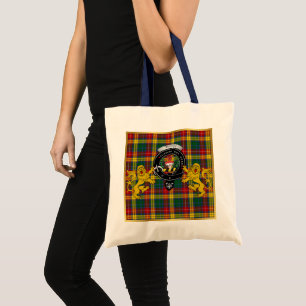 Bolso De Tela Tote Buchanan Clan Badge Tartan