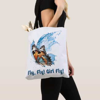 Bolso De Tela Tote Butterly