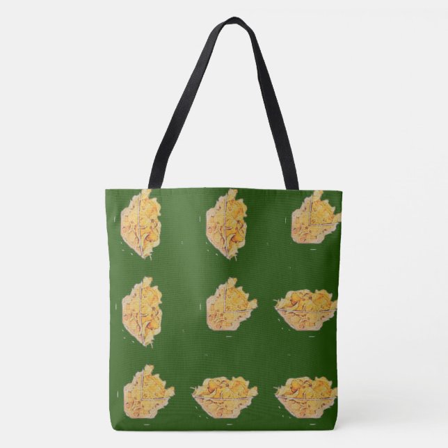 Bolso De Tela Tote bywhacky de las patatas fritas (Anverso)