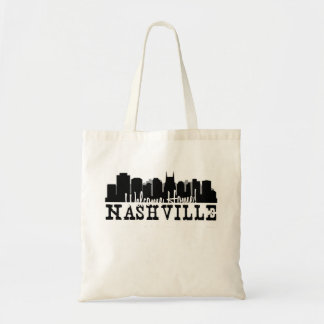 Bolso De Tela Tote casero agradable de Nashville