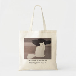 Bolso De Tela Tote: Cats - For when you need more disapproval