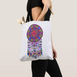 Bolso De Tela Tote Cazador de Sueños