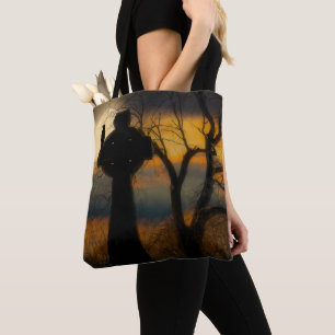 Bolso De Tela Tote Celtic Moon