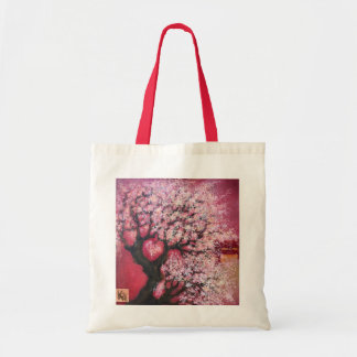 Bolso De Tela Tote Cherry Blossom