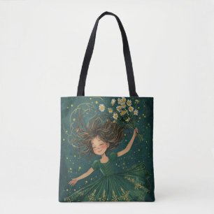 Bolso De Tela Tote Chica de espíritu libre