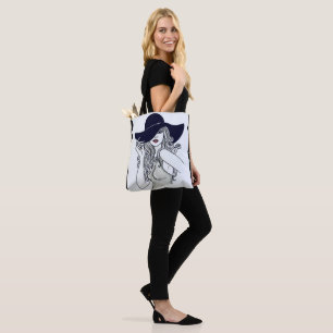 Bolso De Tela Tote Chica de moda