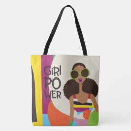 Bolso De Tela Tote chica Power Shoulder