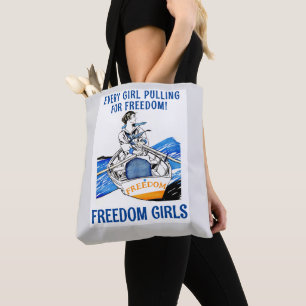 BOLSO DE TELA TOTE CHICAS LIBERTAD