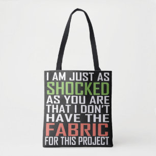 Bolso De Tela Tote chocado
