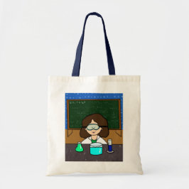 Bolso De Tela Tote científico femenino