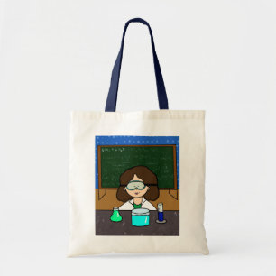 Bolso De Tela Tote científico femenino