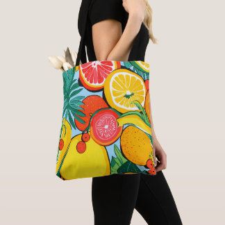 Bolso De Tela Tote Citrus