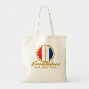 Bolso De Tela Tote clásico de los coches de Excalibur Camelot