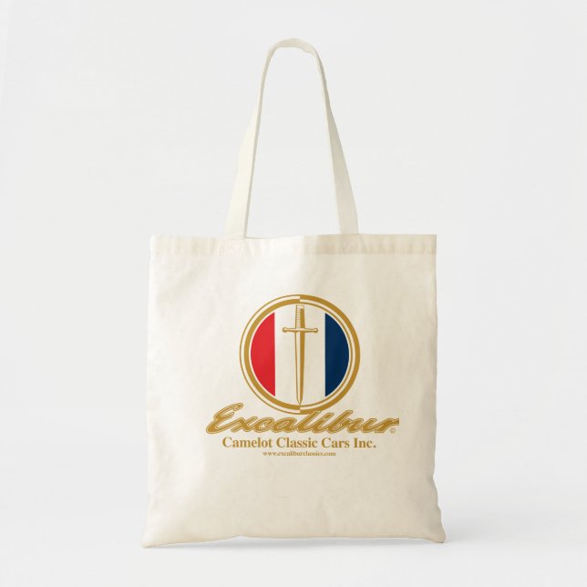 Bolso De Tela Tote clásico de los coches de Excalibur Camelot (Frente)