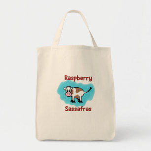 Bolso De Tela Tote clásico del sasafrás de la frambuesa
