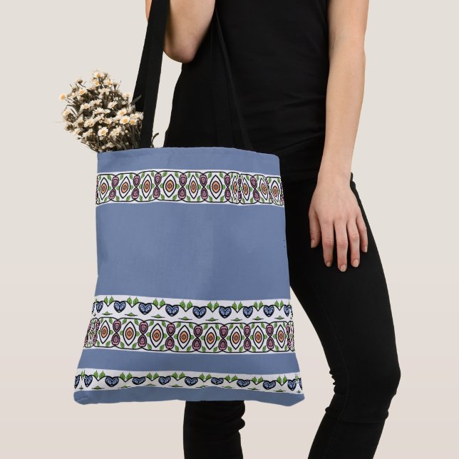 Bolso De Tela Tote comercial con diseño (Detalle)