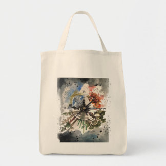 Bolso De Tela Tote Compass Grocery