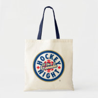 Tote con logo de la noche de hockey en Canadá
