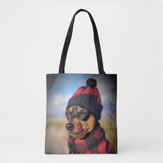 Bolso De Tela Tote con Myles (Anverso)