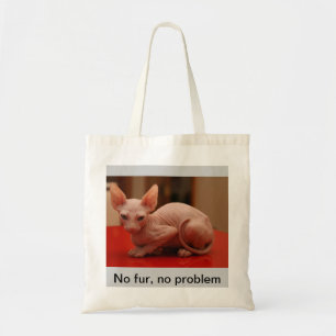 Bolso De Tela tote con un gatito lindo del sphynx