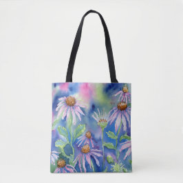Bolso De Tela tote "Coneflowers"