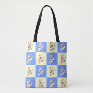 Bolso De Tela Tote controlado por Bull Terrier