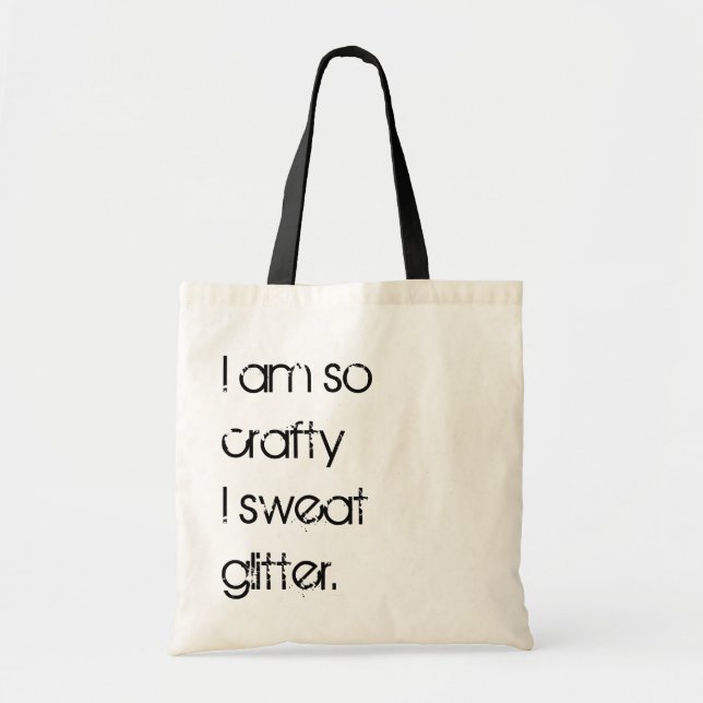 Bolso De Tela Tote Crafty Gal (Frente)