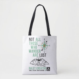 Bolso De Tela Tote creativo de Raley "No perdido"