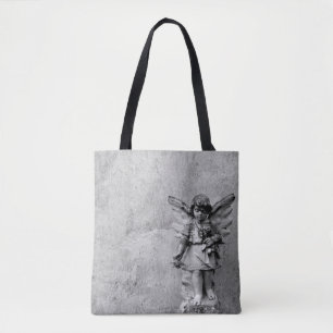 Bolso De Tela Tote cruzado estatuario del cuerpo del ángel