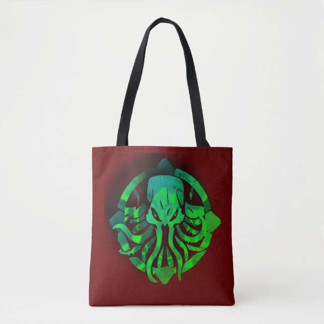 Bolso De Tela Tote Cthulhu (Anverso)