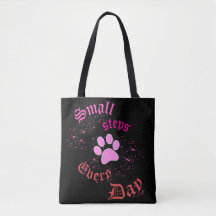 Tote Cute Cat Paw | Pequeños pasos diarios