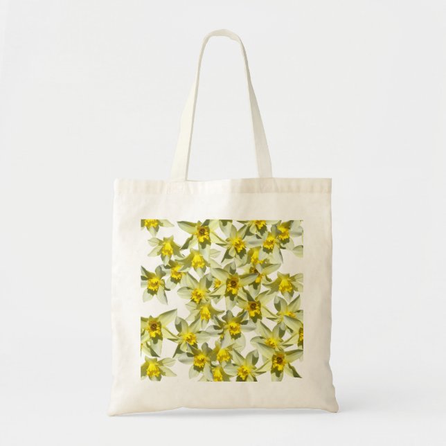 Bolso De Tela Tote Daffodils (Frente)