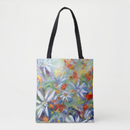 Bolso De Tela Tote Daisy Meadow