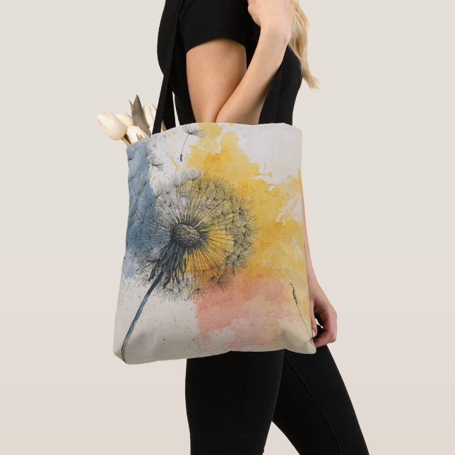 Bolso De Tela Tote Dandelion (Detalle)