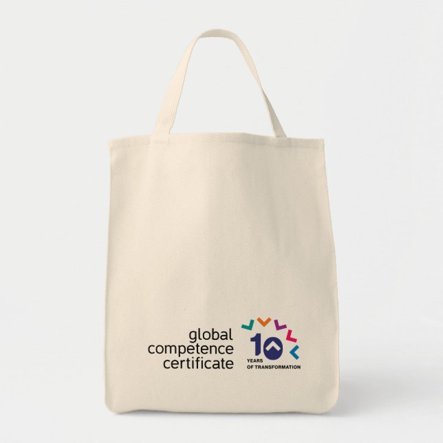 Bolso De Tela Tote de 10 años del GCC - Edición Especial (Frente)