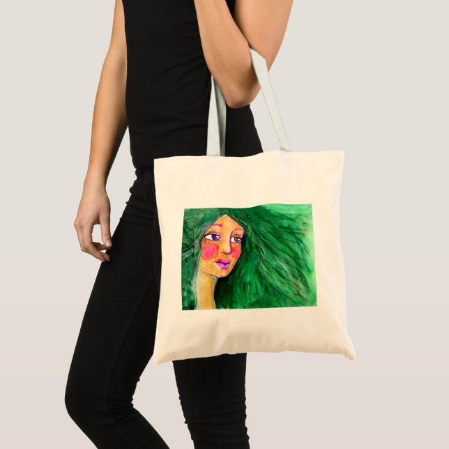 Bolso De Tela Tote de Abundancia HWJ (Anverso (producto))
