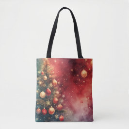 Bolso De Tela Tote de acuarela de joy navidades