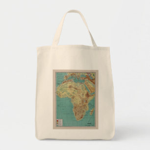 Bolso De Tela Tote de África del vintage