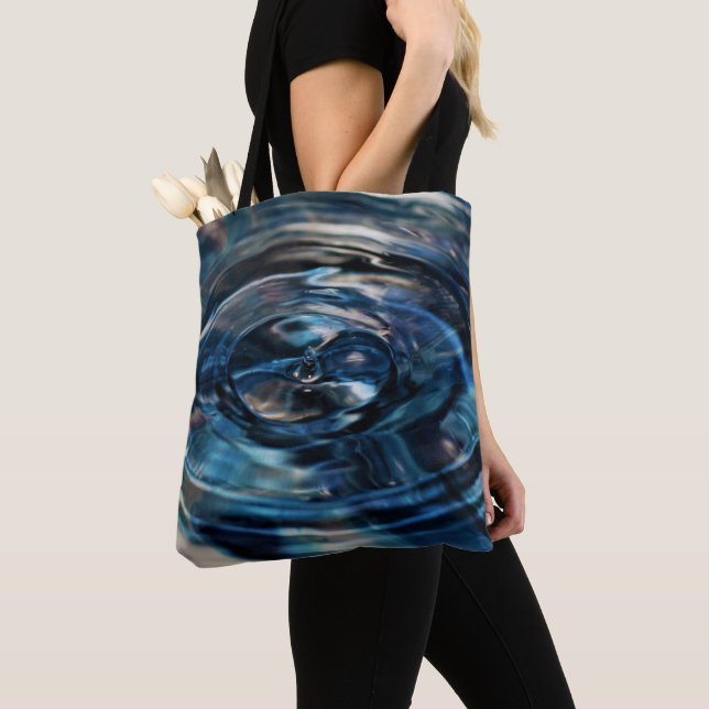 Bolso De Tela Tote de agua (Detalle)